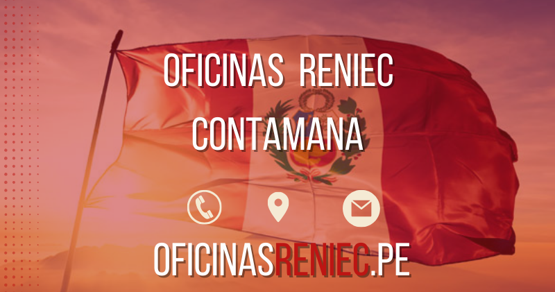 oficinas reniec Contamana telefono horario direccion